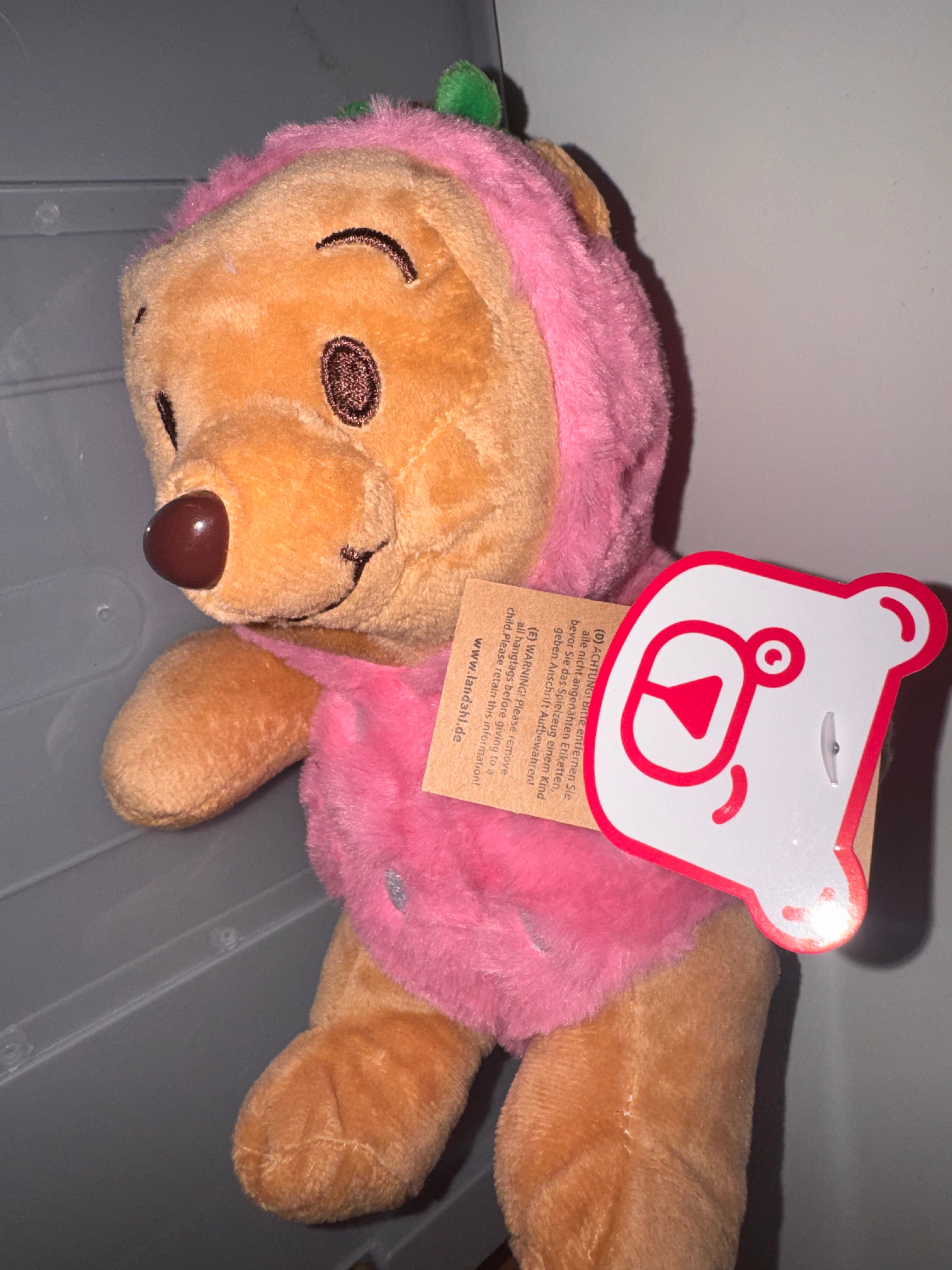 süßer Plüsch Bär im Obstkostüm 20 cm Landahl & Baumann