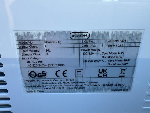 Dometic mobile Elektro Kühlbox 12/230 Volt - 24 Liter