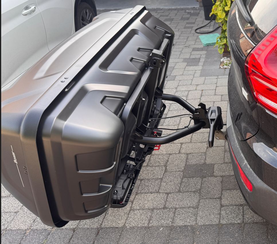 Heckbox für die Anhängerkupplung - Hapro Boxer L 420 Liter 40 Kg